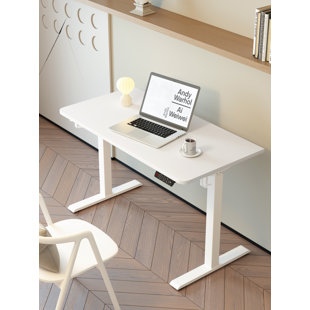 INBOX ZERO Aario Height Adjustable Electric Standing Desk with USB C Charger & Non-Spliced Tabletop