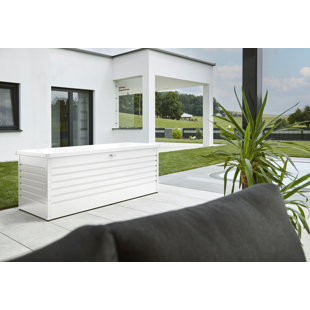 Biohort LeisureTime 210 Gallon Water Resistant Metal Deck Box with Lock