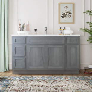 HOME BEYOND 60" Single Bathroom Vanity Base Only