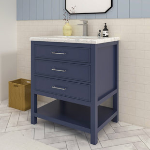 BEACHCREST HOME™ Nilles 30" Single Bathroom Vanity Set