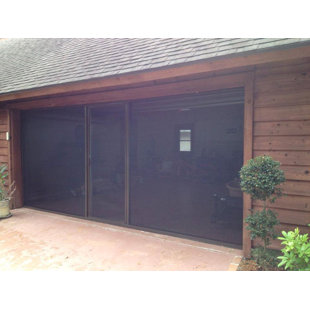 LIFESTYLE SCREENS THE MOST VERSATILE GARAGE SCREEN ON THE PLANET 9'W x 8'H Garage Door Screen with Passage Door