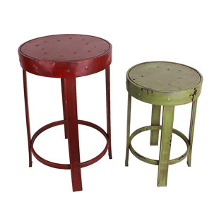 WILLISTON FORGE Lamont Metal Accent Stool