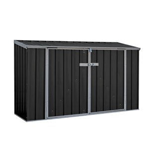 MERCIA GARDEN PRODUCTS 7 ft. W x 3 ft. D Metal Pent Garden Shed
