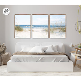 ART TERRITORY Ocean Wall Art, Beach House Decor, Coastal Prints or Canvases