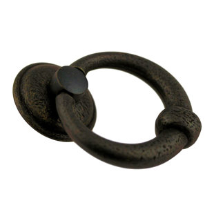 D. LAWLESS HARDWARE 2" Ring Pull Dark Antique Bronze