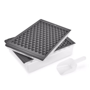 Tovolo Mini Ice Tray - Twist & Release with Storage Bin and Ice Scoop (Set of 2)