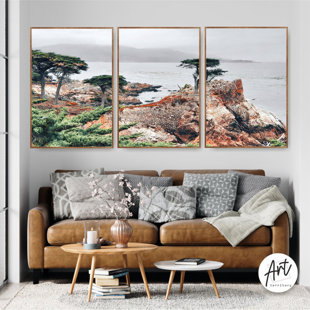 ART TERRITORY Monterey, California Travel Nature Wall Art Set of 3 Posters