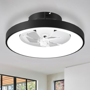 HELYIVLE Dimmable Ceiling Fans With Lights with 360° Selectable Fans