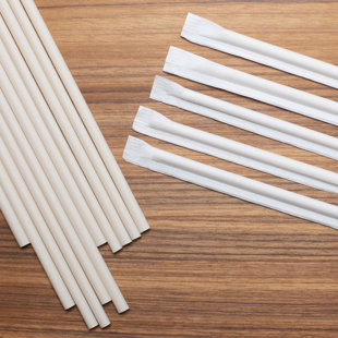 IBAMBO Bamboo Straws - Disposable Eco-Friendly Sippers