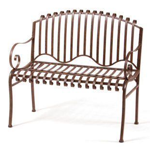 DEER PARK IRONWORKS Solera Steel Outdoor Bench