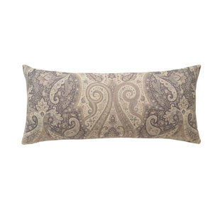 ELISABETH YORK Suman Paisley Cotton Throw Pillow