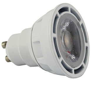 Sunlight2® GU10 120V AC, 7W Bulb, Dim to Warm, 3000K to 1800K, 60°Beam Angle, White Finish (Set of 4)