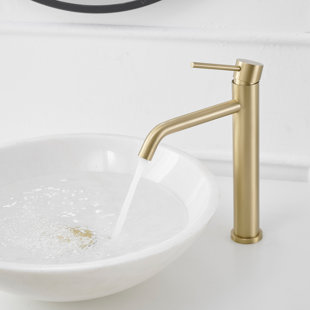 VIBRANTBATH Vessel Sink Faucet Single-handle Bathroom Faucet with Drain Assembly