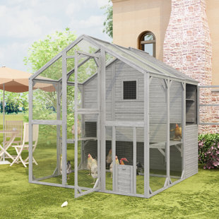 TUCKER MURPHY PET™ Derl 33.527 Square Feet with Chicken Run 20