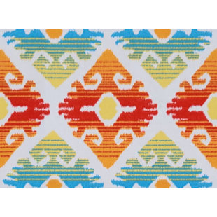 CASUAL CUSHION CORP. Ikat Indoor/Outdoor Throw Pillow