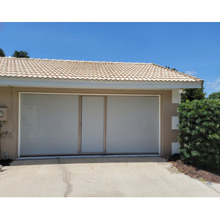 LIFESTYLE SCREENS THE MOST VERSATILE GARAGE SCREEN ON THE PLANET 8'W x 7'H Garage Door Screen without Passage Door