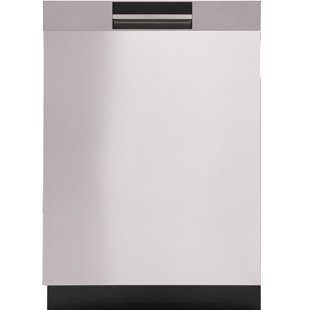 BREDA HOME APPLIANCES 24" 46dBA Built-in Button Dishwasher with Delay Wash and Adjustable Racks