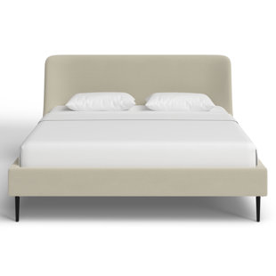 JOSS & MAIN Venedy Upholstered Wingback Bed