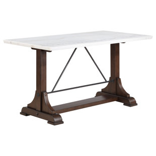 COASTER Aldrich Marble Top Dining Table
