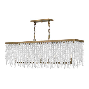 FREDRICK RAMOND Dune 5 - Light Fabric Geometric Chandelier