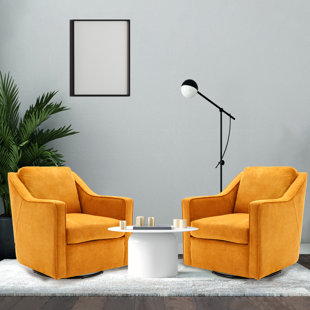 CHAIRKER 29.33'' Wide Swivel Armchair