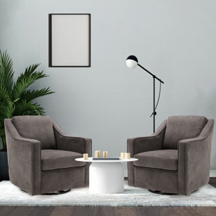 CHAIRKER 29.33'' Wide Swivel Armchair