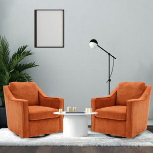 CHAIRKER 29.33'' Wide Swivel Armchair