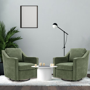 CHAIRKER 29.33'' Wide Swivel Armchair