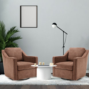 CHAIRKER 29.33'' Wide Swivel Armchair