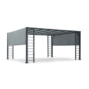 EGEIROS LIFE 15 Ft. W x 13 Ft. D Aluminum Pergola with Canopy