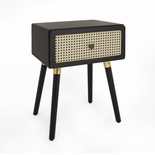 MILLWOOD PINES Anspach Nipe Solid Wood Nightstand