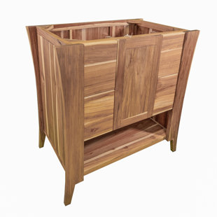 COASTALVOGUE 36" Single Bathroom Vanity Base Only in Brown