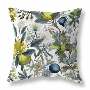 AMRITA SEN Orchid Whisper Broadcloth Throw Pillow Blown and Closed
