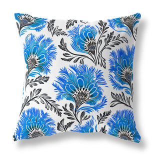 AMRITA SEN Whimsical Wilds Broadcloth Throw Pillow Blown and Closed