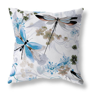 AMRITA SEN Wings in Motion Broadcloth Throw Pillow Blown and Closed