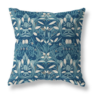 AMRITA SEN Petal Mirage Broadcloth Throw Pillow Blown and Closed