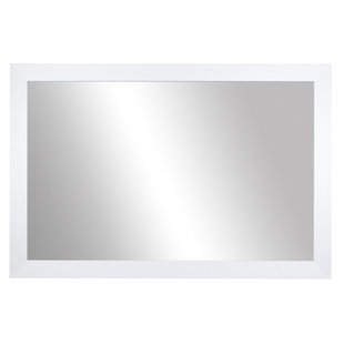 WADE LOGAN® Meade Wood Framed Mirror with Safety Backing ideal for Bathroom / Vanity Mirror