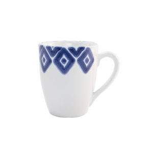 VIETRI Santorini Diamond Mug
