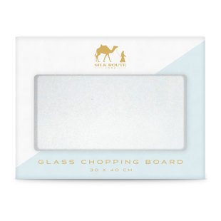 SILK ROUTE SPICE COMPANY LTD Frosted Glass Chopping Board