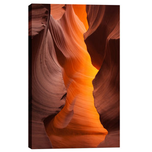 CORTESI HOME The Burning - Wrapped Canvas Photograph Print