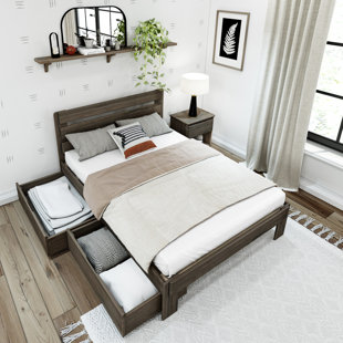 SAND & STABLE™ BABY & KIDS Irma Solid Wood Platform Storage Bed