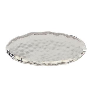 CERTIFIED INTERNATIONAL Silver Coast Oval Fish Platter