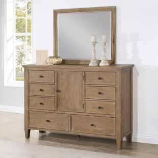 STEVE SILVER FURNITURE 8 - Drawer Dresser with Mirror