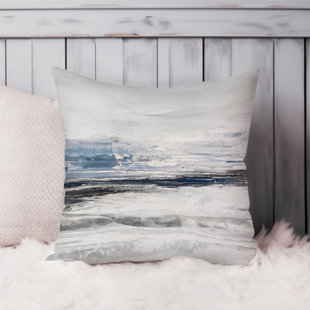 ETHAN TAYLOR Abstract Blue Dream Paint Strokes Transitional