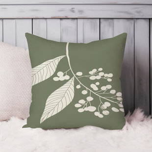 ETHAN TAYLOR Botanical Sage Green Plants Leaves Bohemian