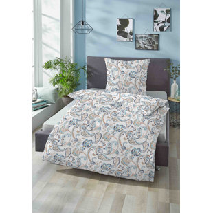 Traumhaft schlafen - Castell - Markenbettwäsche 0600884 Satin Bettwäsche PAISLEY