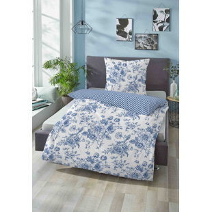 Traumhaft schlafen - Castell - Markenbettwäsche 0040788 Renforce Bettwäsche ROSENSTRAUCH