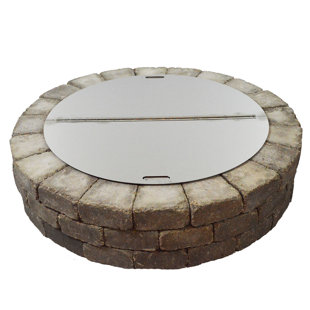 Firebuggz 40'' Round Stainless Steel Fire Pit Lid