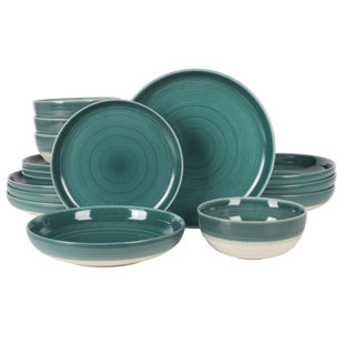 Gibson Elite Clarina Stoneware Dinnerware Set - Service for 4