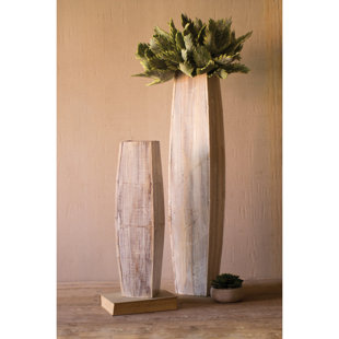 LOON PEAK® Eris Handmade Wood Table Vase